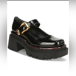 Circus by Sam Edelman Black Lug Sole Mary Janes